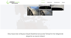 Desktop Screenshot of dorukotoservis.com